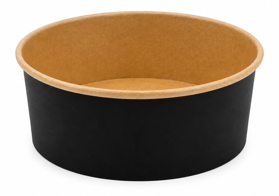 Black outer, natural kraft inner board